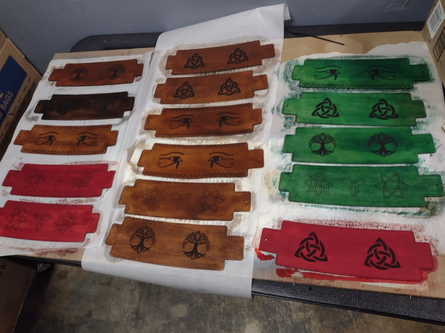 Handmade Leather Wrapped Tankards