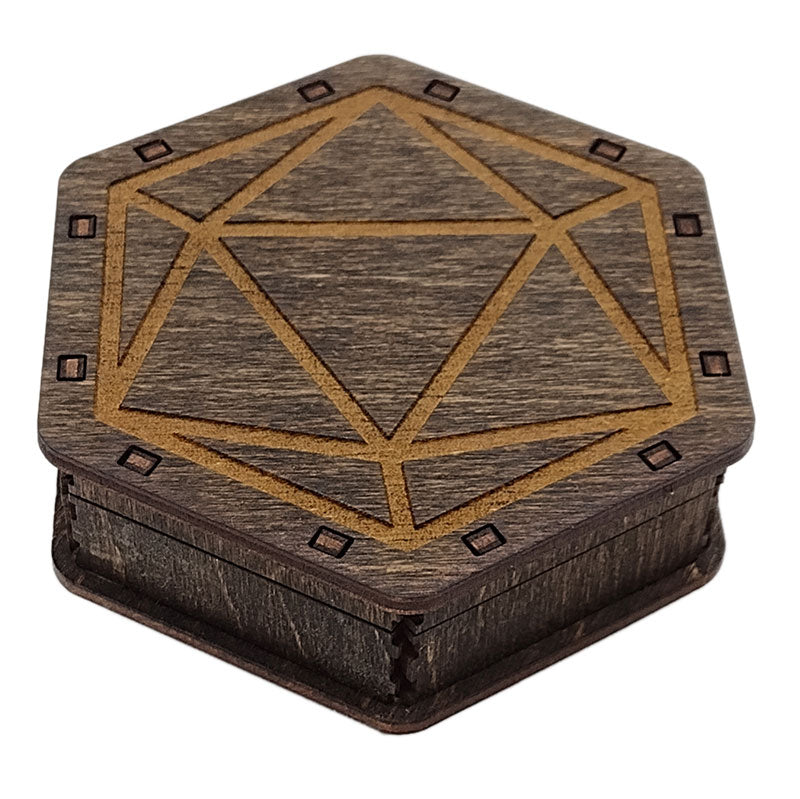 Hex Tray D20 Design Dark Espresso