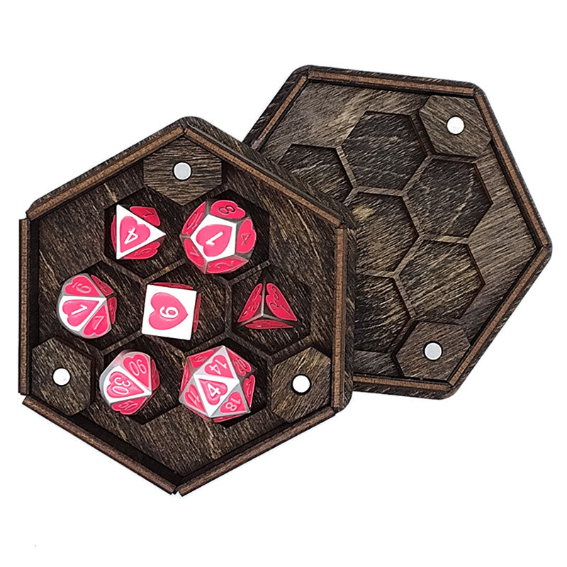 Hex Tray D20 Design Dark Espresso