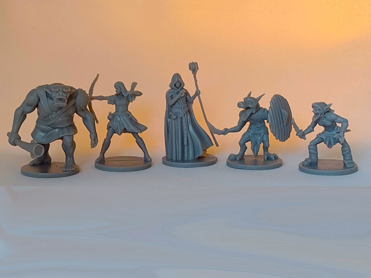 25 Fantasy ENEMIES Miniatures for Tabletop/Dungeons and Dragons Roleplaying Games