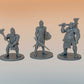 25 Fantasy GUARDS Miniatures for Tabletop/Dungeons and Dragons Roleplaying Games